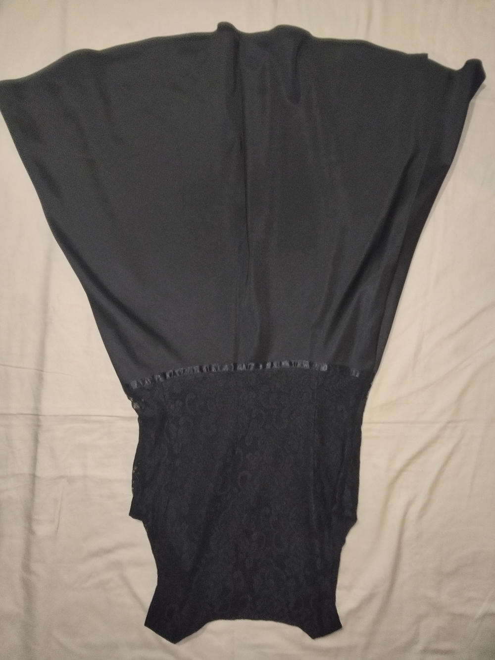Worthington Black Lace Bodice Sleeveless Midi Dress - Picture 3 of 8